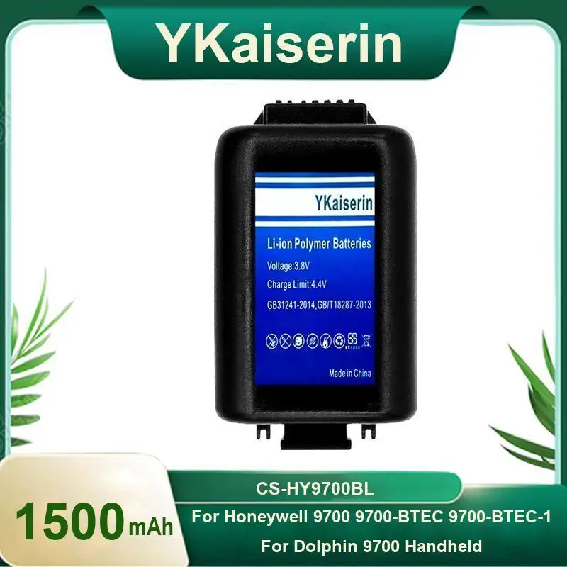 

Battery CS-HY9700BL 1500Mah For Honeywell 9700 9700-Btec 9700-Btec-1 9700LP0003Q12E 9700LPWGC3N11E Dolphin Handheld