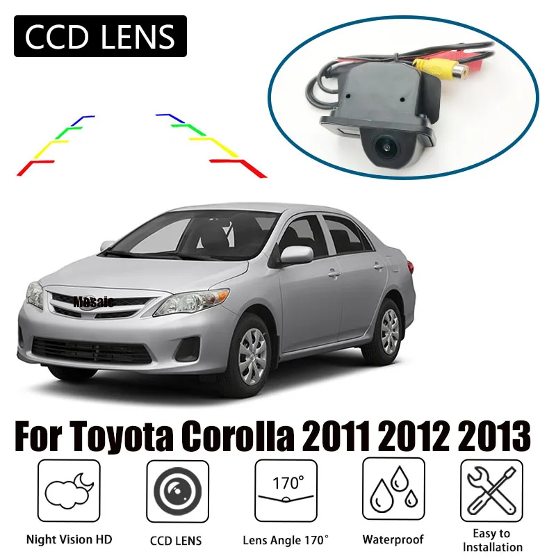

Автомобильная камера заднего вида для Toyota Corolla 2011 2012 2013 HD CCD камера заднего вида с ночным видением аксессуары