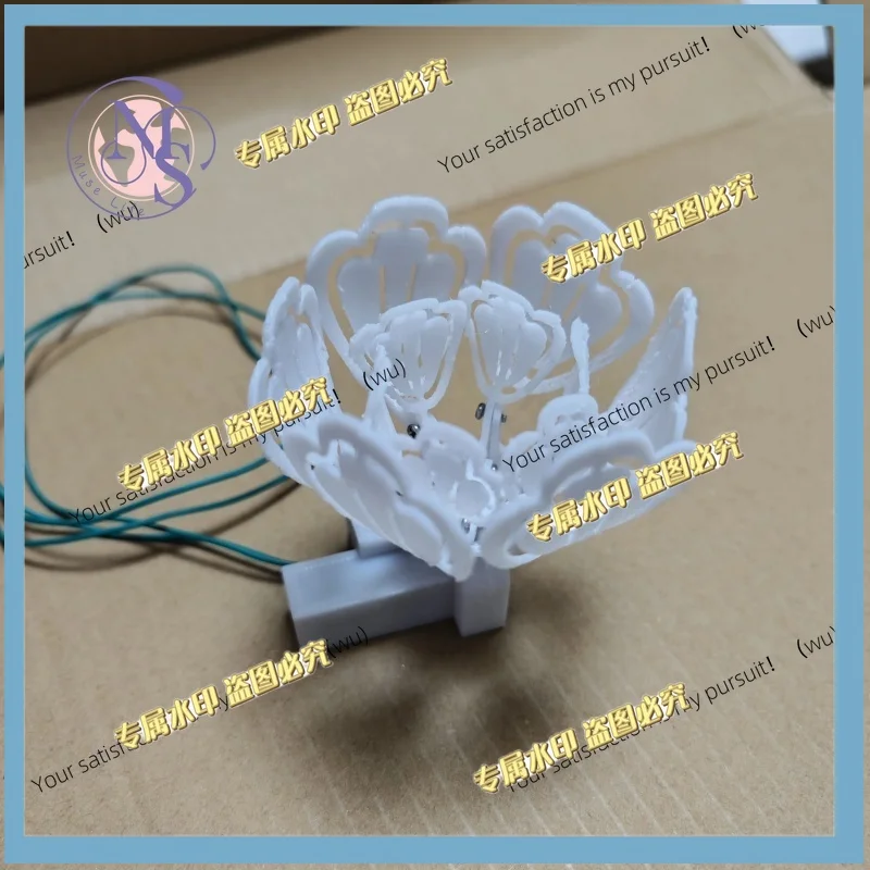 DIY mini electric petal opener, simulated opening and closing device