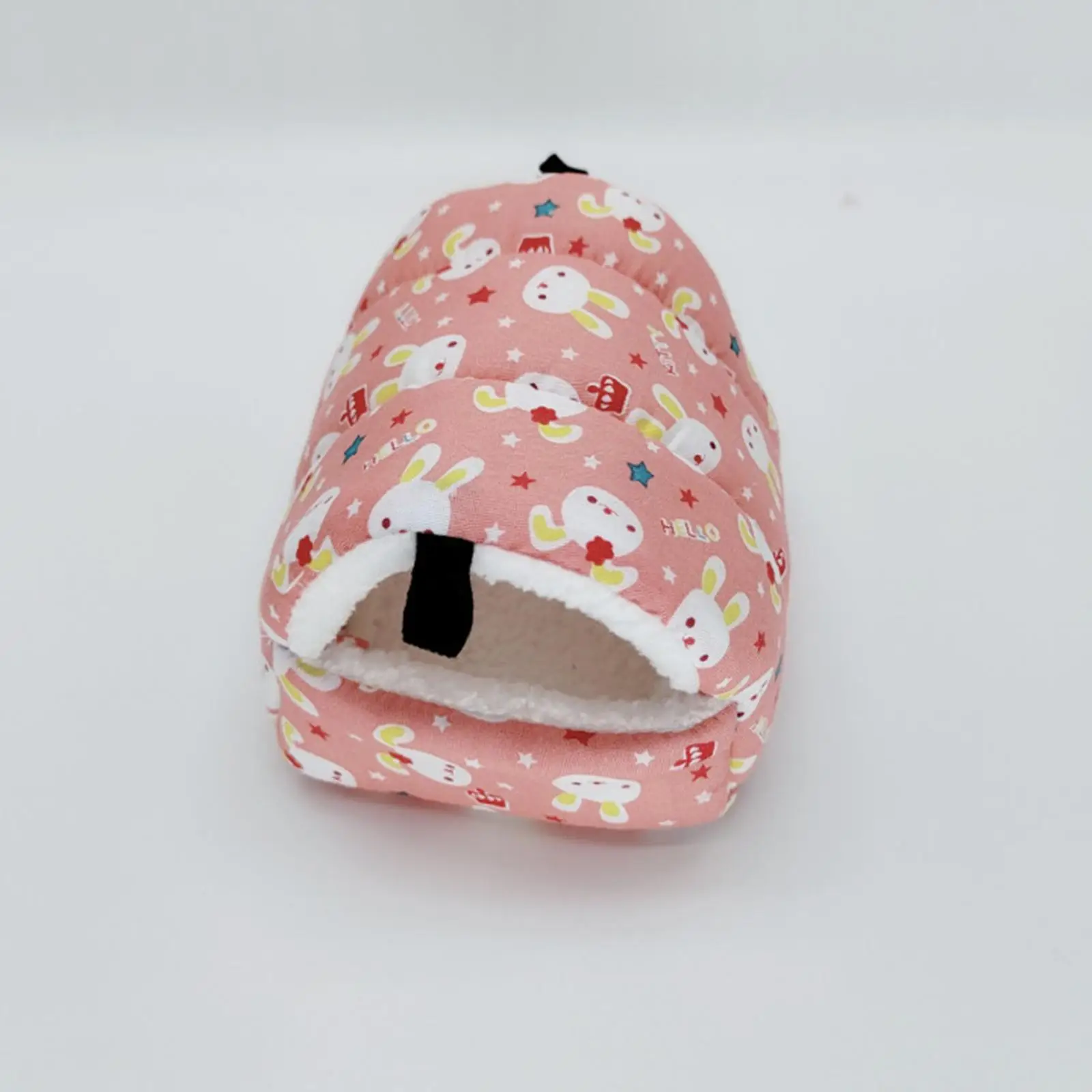 Soft Plush Guinea Pig Bed Cave Cozy Hamster House Hideout Indoor Cushion for Bearded Dragon Squirrel Small Pet