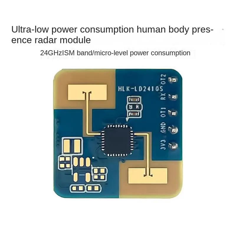 New Tech 4X LD2410S Motion Detection Radar Sensor Module 24Ghz Human Presence Radar Sensor, For Smart Home