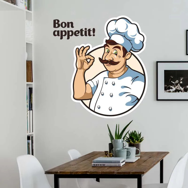 Fast Food Sticker Double-sided Restaurant Decal Poster Vinyl Art Wall Decals Decor Mural Pizza Sticker Wall Decal Glass Decal