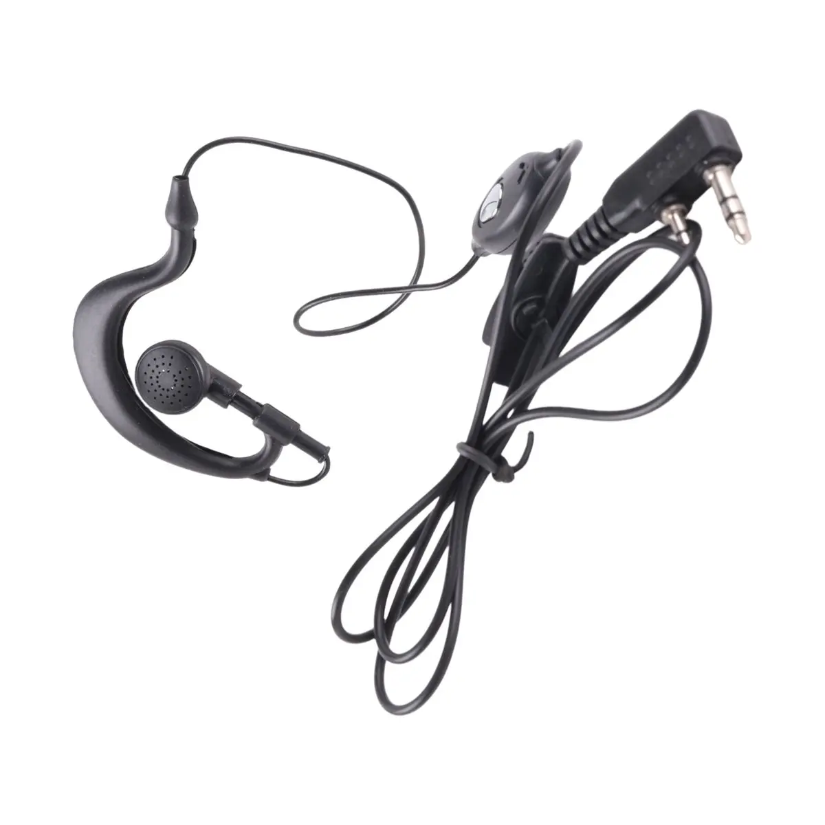 T35C Walkie Talkie Headset 2 Pin K-Plug Wired Two Way Ham Radio Earpiece for -888S UV5R Walkie Talkie 992 Earwear