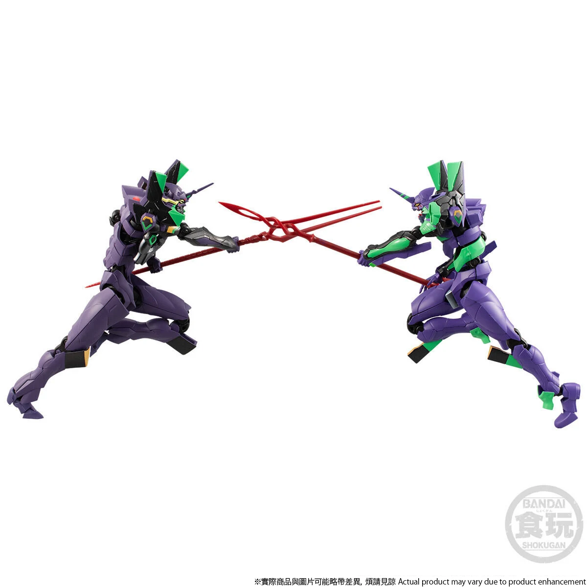 ฟิกเกอร์แอคชั่น บันได อีวานเกเลียน รุ่นใหม่จากภาพยนตร์: ชุดยูนิต 01 ปะทะ ยูนิต 13 (ไม่มีกัม)