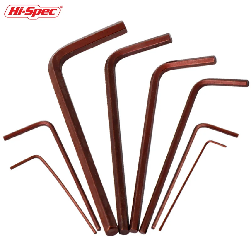 

Hi-Spec 8pcs/set L Type Allen Wrench Metric Short Arm Allen Key Hex Wrench Portable Hexagonal Mini Keys Tool Set Metric Wrench