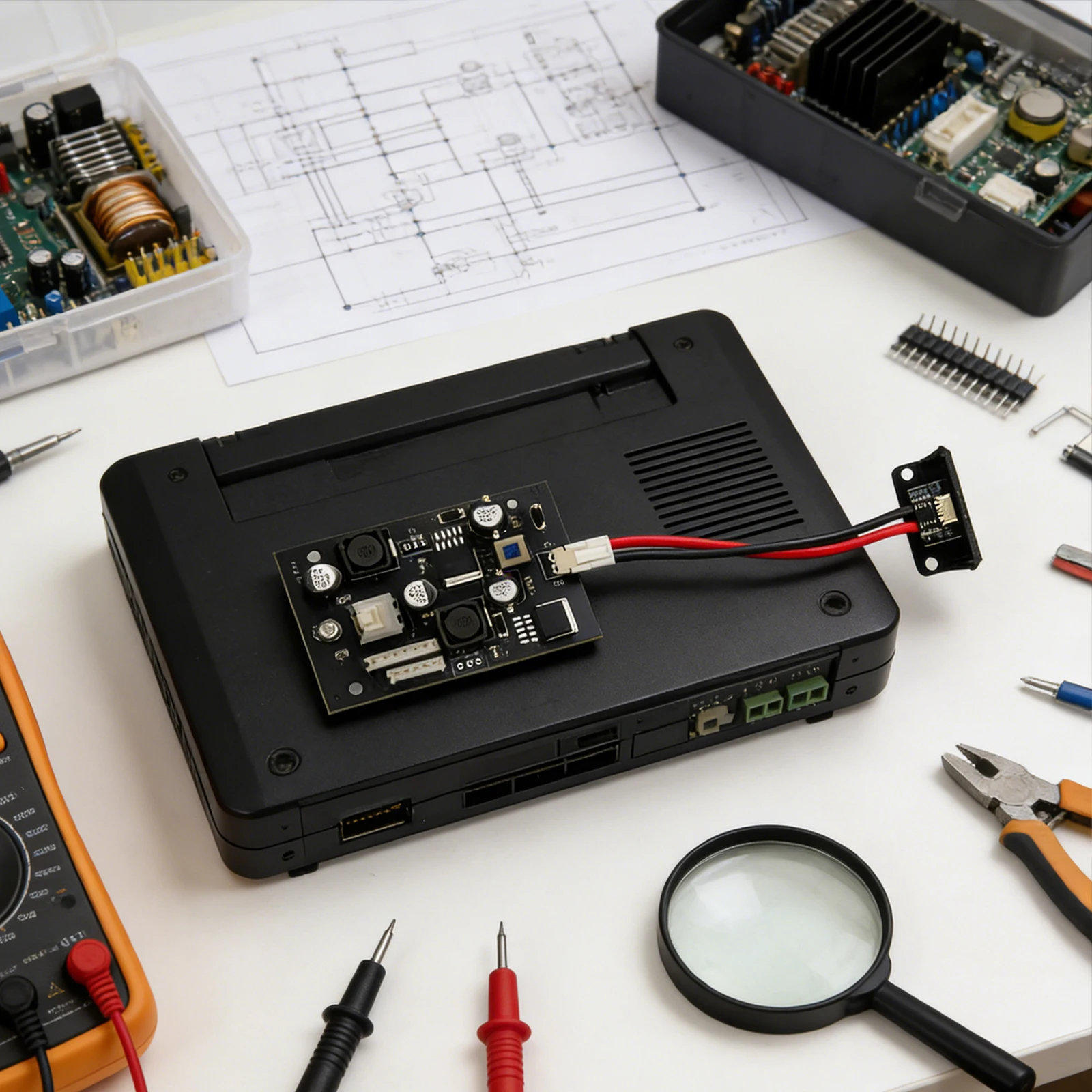 

Плата блока питания для игровой консоли Playstation 1, аксессуары для игр, плата блока питания с портом Type-C, 12В/3А, снижает внутренний нагрев