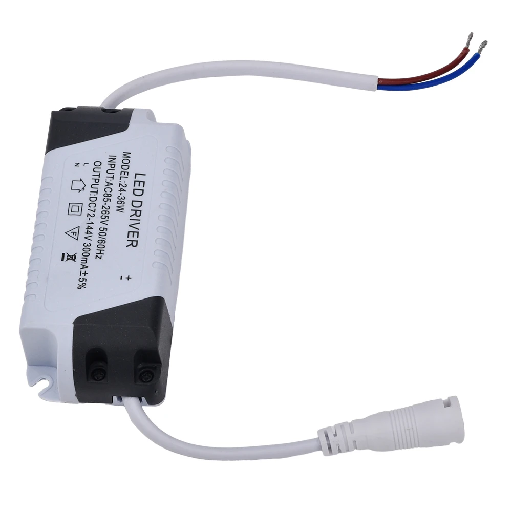 LED Constant Current Driver 3-4W 4-7W 8-12W 12-18W 18W-24W 24-36W AC85-265V Power Supply Adapter Transformer for Panel Light