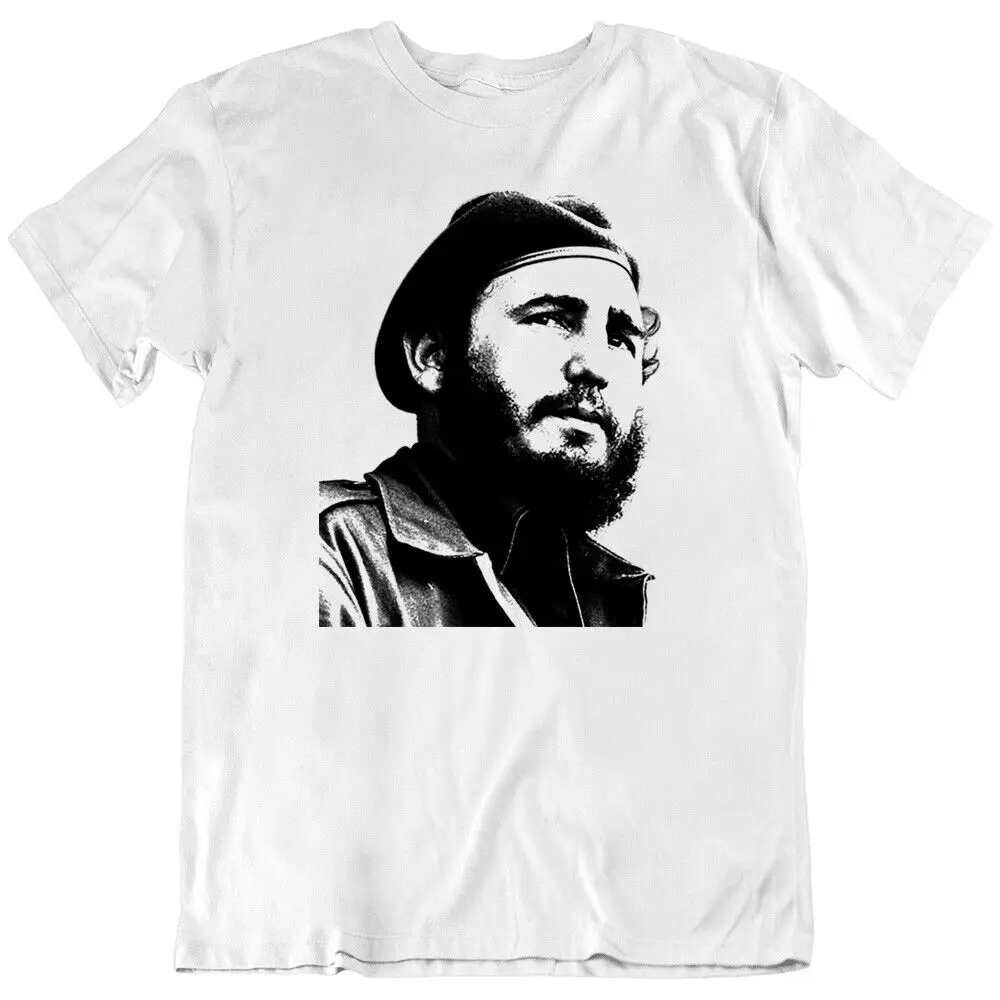 Castro T Shirt Facial Hair Military Army Soldier Cuba Vector New