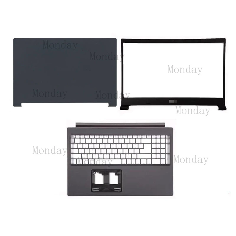 

W Back Cover Front Bezel Palmrest Case for Acer Aspire 7 A715-75G N19C5 A715-41G
