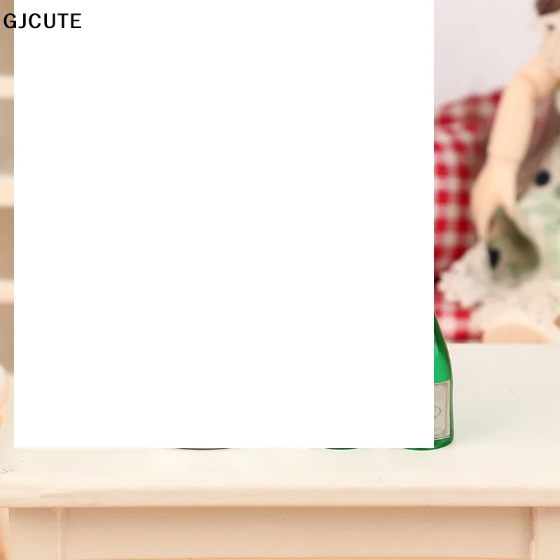 1/12 인형집 맥주 아이스 버킷 바 세트 모델 미니 장식품 인형집 액세서리 장식 장난감