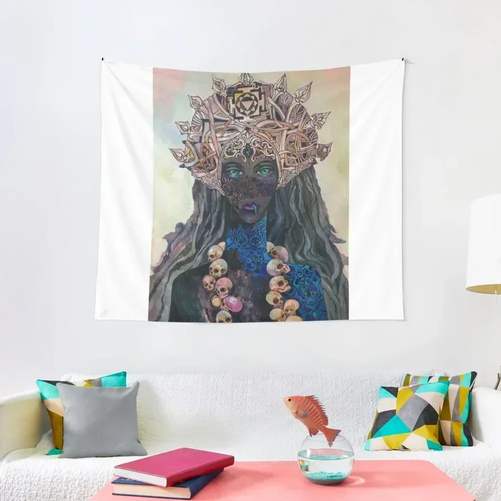 The Goddess Maha Kali Ma Tapestry Custom Decorations For Room Tapestry