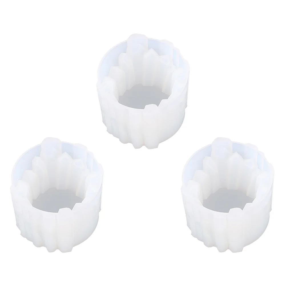 

3pcs 3 Silicone Making Supplies Resin Craft Mold Crystal Epoxy DIY Jewelry Resin Craft Mold Parts Accessories