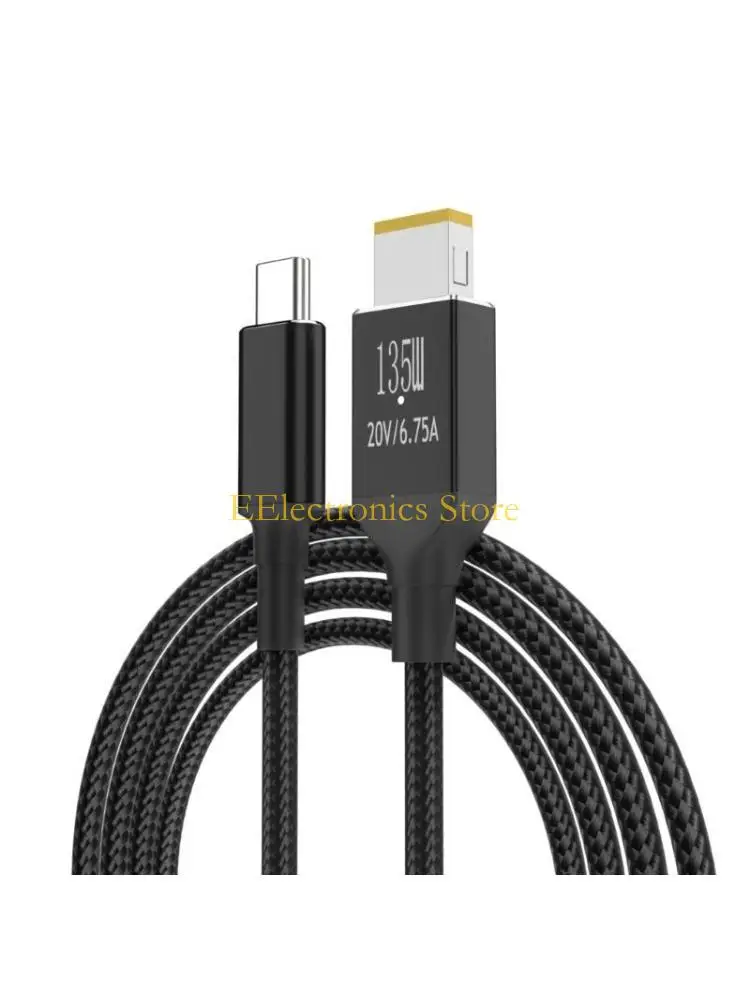 

B03C USBC TypeC адаптер питания «мама-прямоугольник» «папа» квадратное зарядное устройство конвертер 135 Вт для аксессуаров для