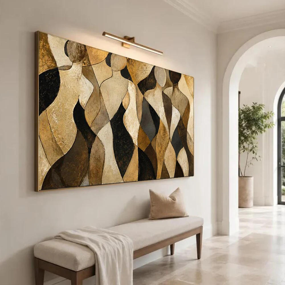 Modern Handmade Abstract Oil Painting On Canvas Picasso Figure Wall Art Picture for Living Room Decor Image Home Mural Artwork