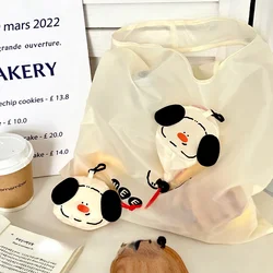 Cartoon Dog Storage Bag Foldable Shopping Bag Portable Large Capacity Eco friendly Bag
