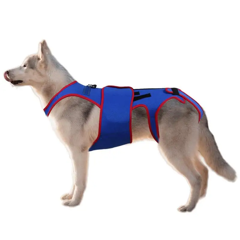 

Dog Back Brace Pet Support And Rehab Harness Soft Hip Leg Support D-ring And Reflective Strips Back Protector Support Helps Hurt