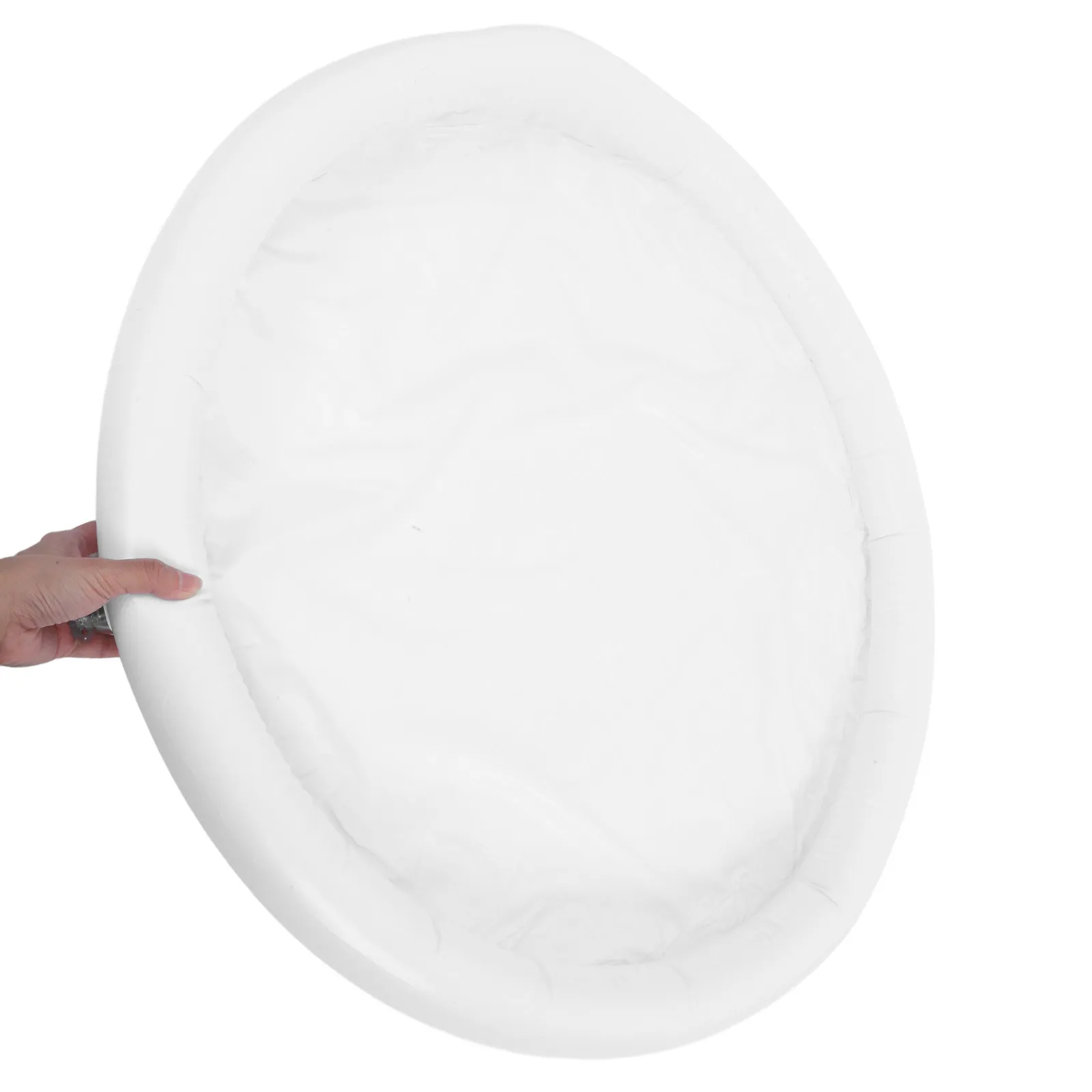 Collapsible Inflatable Bath Tub Lid PVC Nylon Foldable Soaking Tub Cover Temperature Retaining Portable Bathtub Cover for Travel