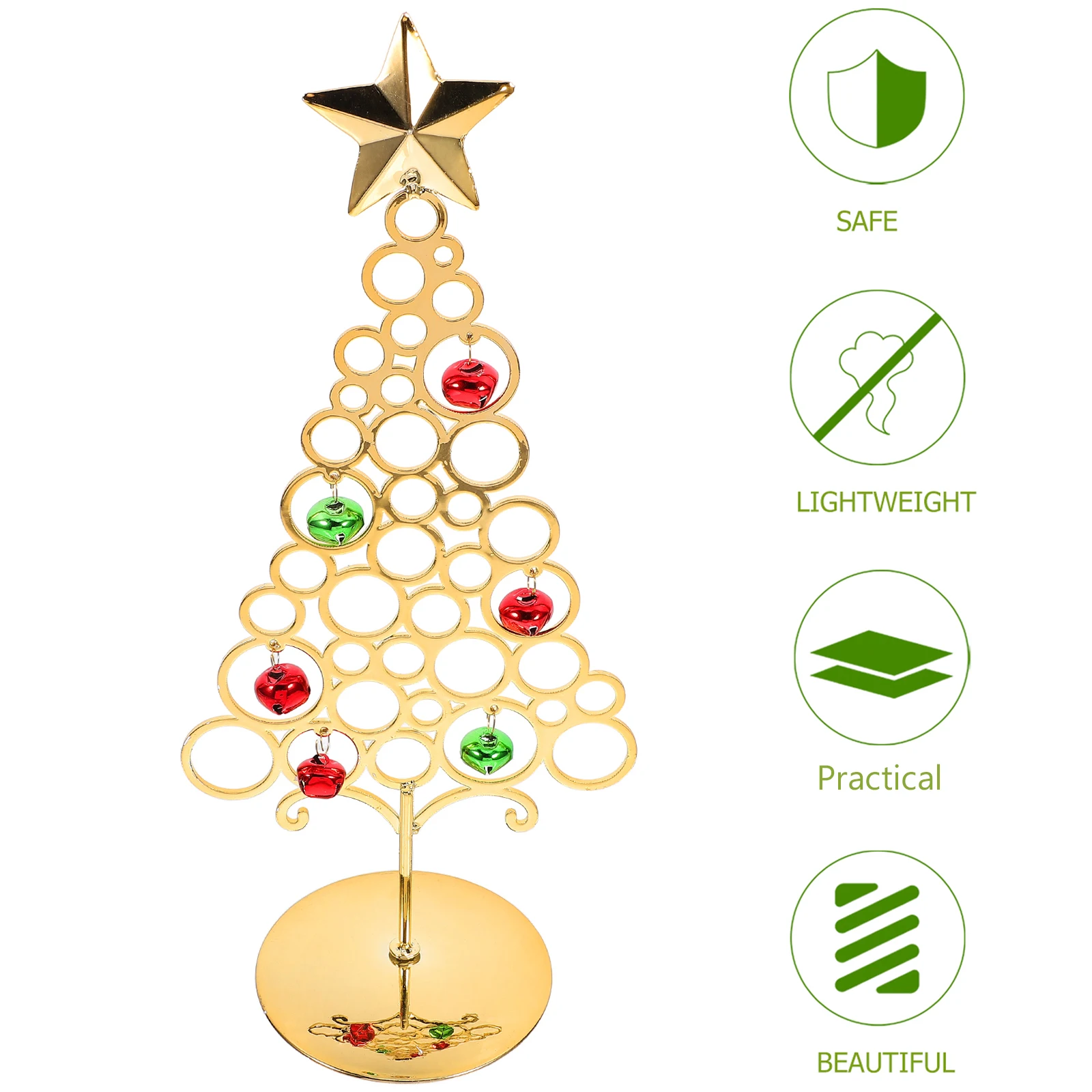 

Metal Tabletop Christmas Tree Ornament Display Stand Sturdy Base for Desk Decor Wrought Iron Xmas Tree Decoration Home Holiday