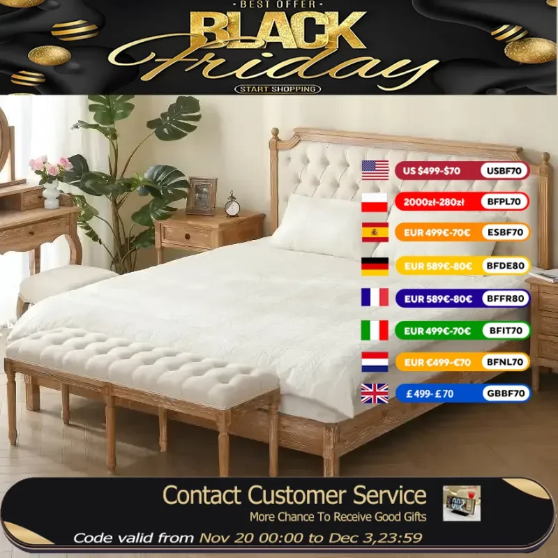 

Уникальная двуспальная кровать на платформе, скандинавская элегантная красивая роскошная спальня, каркас двуспальной кровати, современная мебель Cama Matrimonio для дома