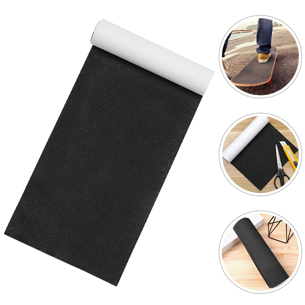 Skateboard Sandpaper Grip Tapes Black Electric Scooter Pedal Sticker Multifunctional Anti PVC Versatile