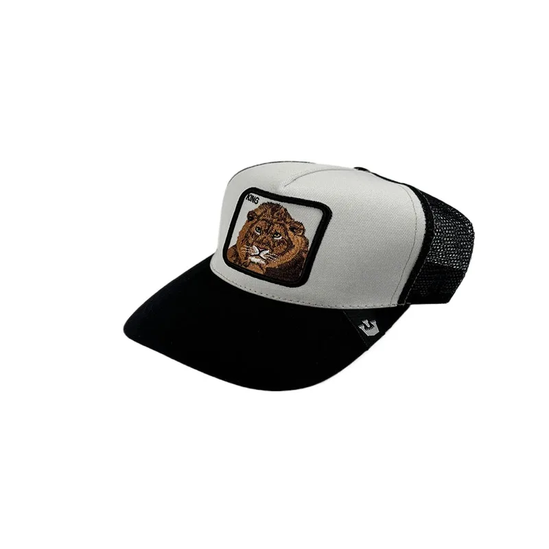 

Goorin Bros The Original Trucker The Lion White Black Stallion Mens Winter Caps Soft Cap Baseball Cap Animals Black Hat Caps