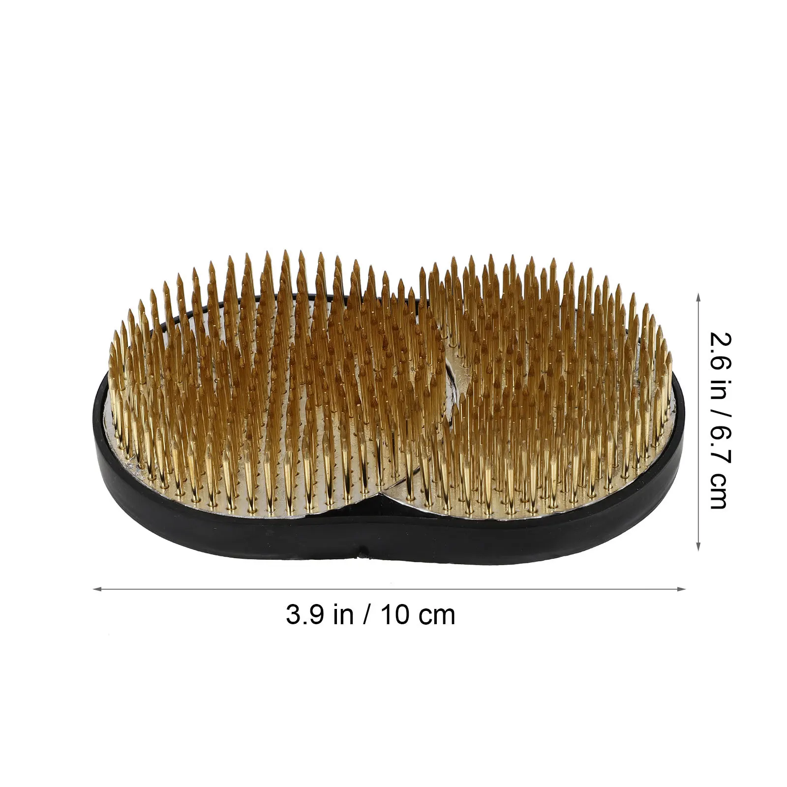 حامل ترتيب زهور الجبل قاعدة تثبيت الزهور من الفولاذ المقاوم للصدأ النحاسي لتزيين النبات على الطراز الياباني #3