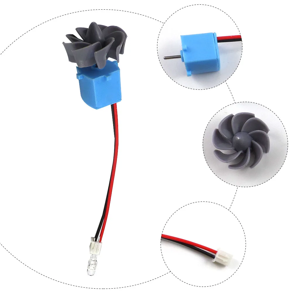 

Wind Hydraulic Generator Mini DC Turbine Power Small Teaching Model Kits Electricity DIY Generator