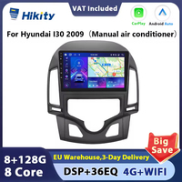 Hikity Android 2din Car Radio For Hyundai I30 2006-2011 Wireless CarPlay Android Auto Stereo DSP WIFI GPS Navigation NO DVD