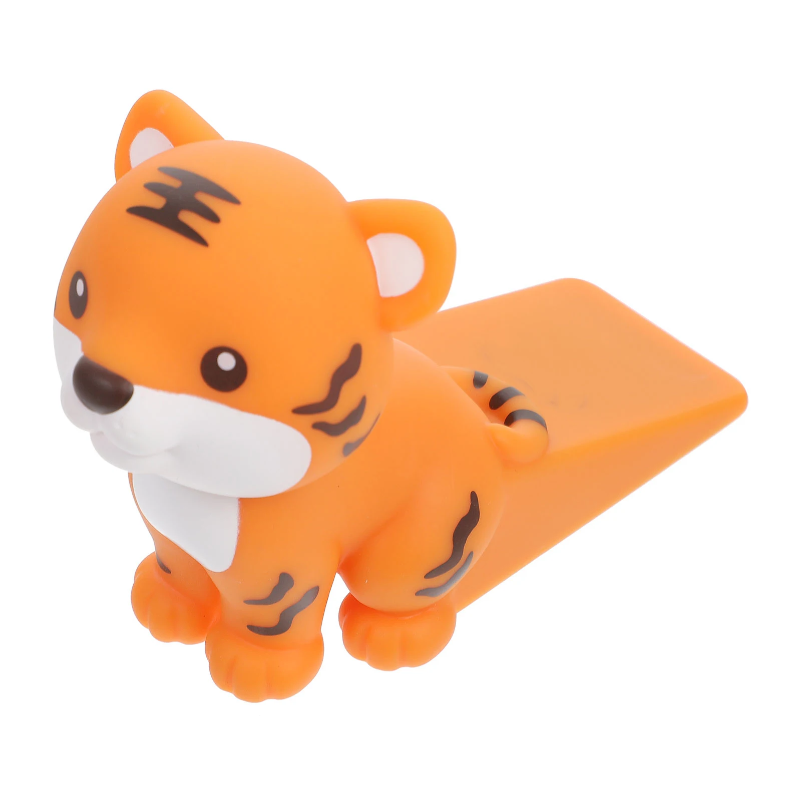 

Tiger Door Stopper Wedge PVC Punch Free Easy Install Door Blocker Bedroom Kitchen Living Room Decor Plastic Hardware