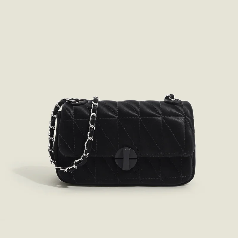 

Simple Stylish Dopamine Color Leather High-end Chain Women's Versatile Shoulder Crossbody Bag