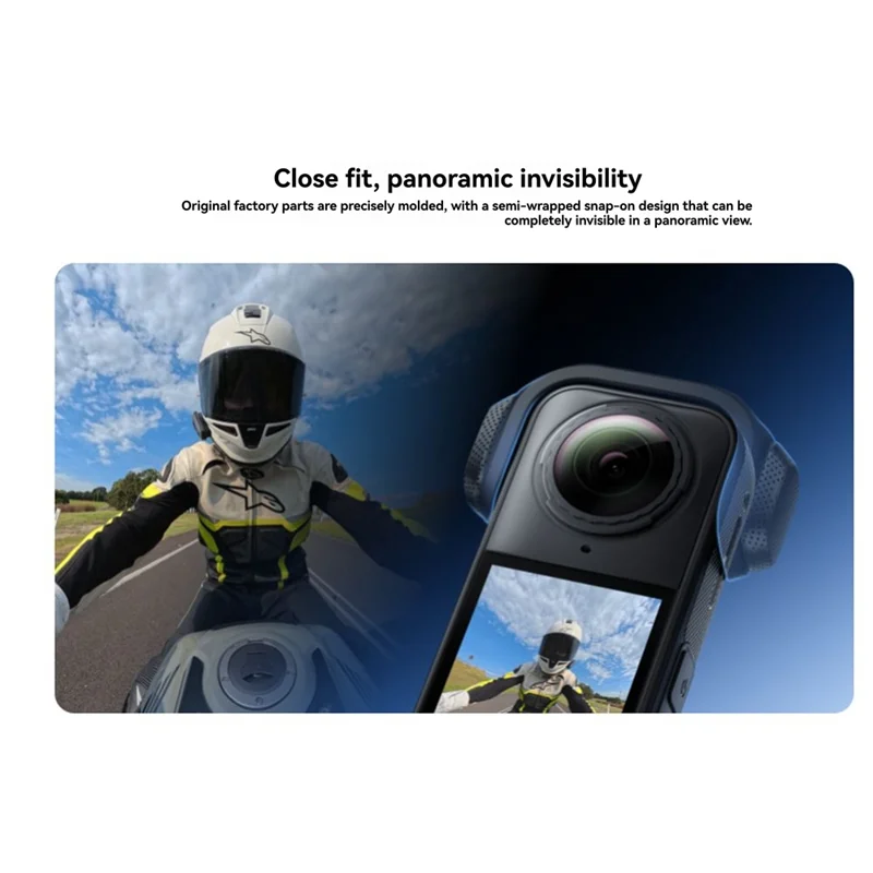 Insta360 X5 앞 유리 마이크 폼 홀더 Insta360 X5 용 바람 소음 감소 마운트 어쿠스틱 폼 스냅 홀더-BTFL