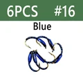 6 piezas talla 16 azul