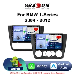 For BMW 1 Series E81 E82 E87 E88 2004 - 2012 Android Car Radio Multimedia Player GPS Navigation Carplay Touch Screen Auto Stereo