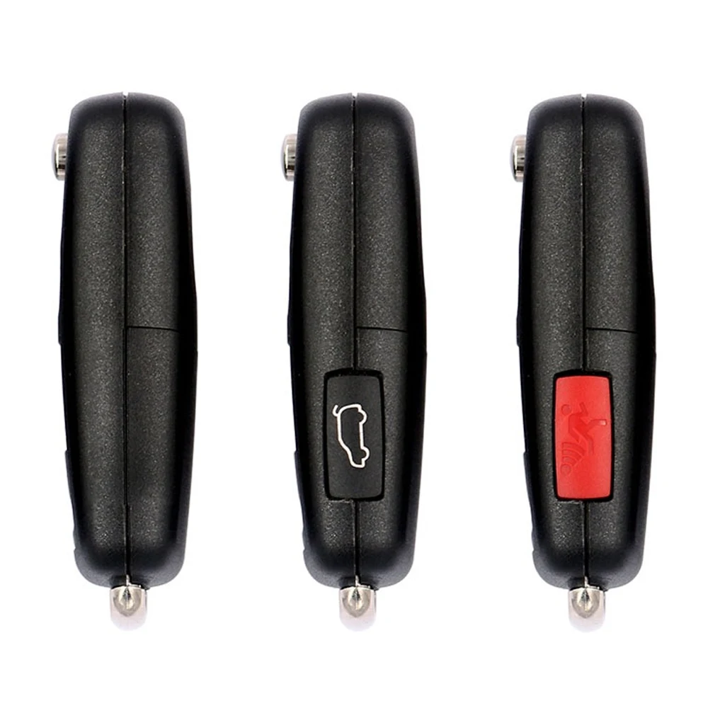 XNRKEY 4Button Car Flip Remote Key ID48 Chip 433Mhz FCC 5K0837202AD for VW Sharan Multivan T5 Caravelle Car Key