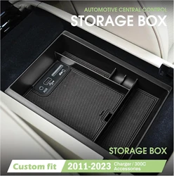Kptidy For Dodge Charger/Chrysler 300C 2011-2023 Center Console Organizer Tray Secondary Car Box Armrest Storage Box Accessories