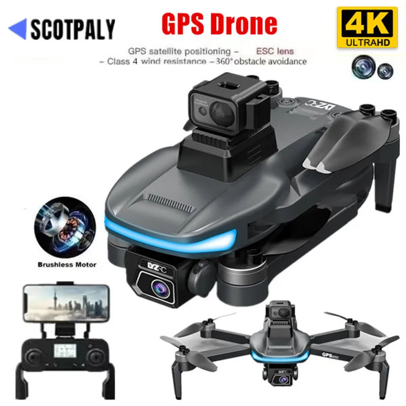 L105 PRO MAX GPS Drone 4K Professional Aerial Photography 360° Obstacle Avoidance Brushless 5G WIFI FPV Quadcopter RC Toys