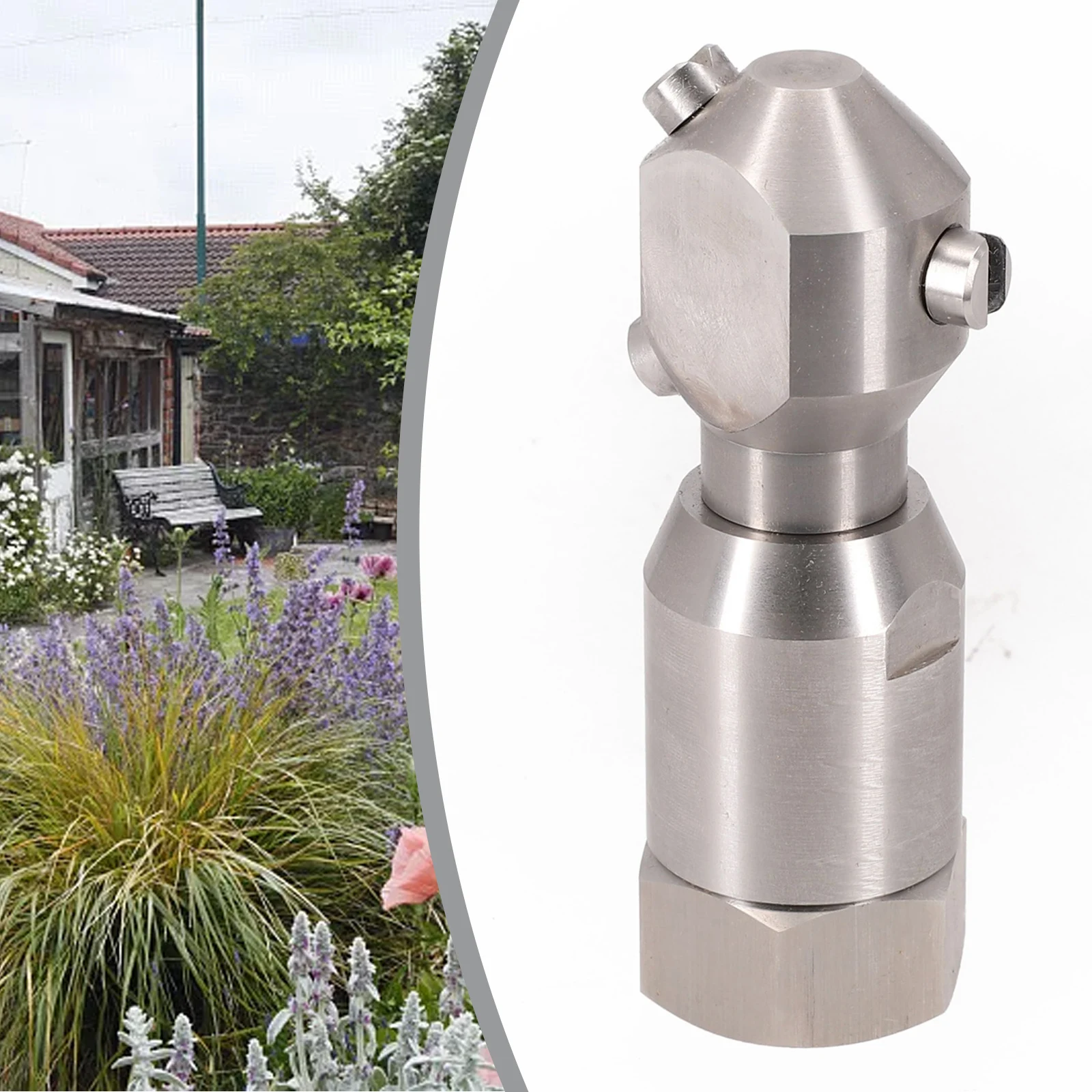 Degree Stainless Steel Auto Rotating Tank Washing Spray Nozzle Cleaning Rotary Spray Tank Nozzle Garden Watering System