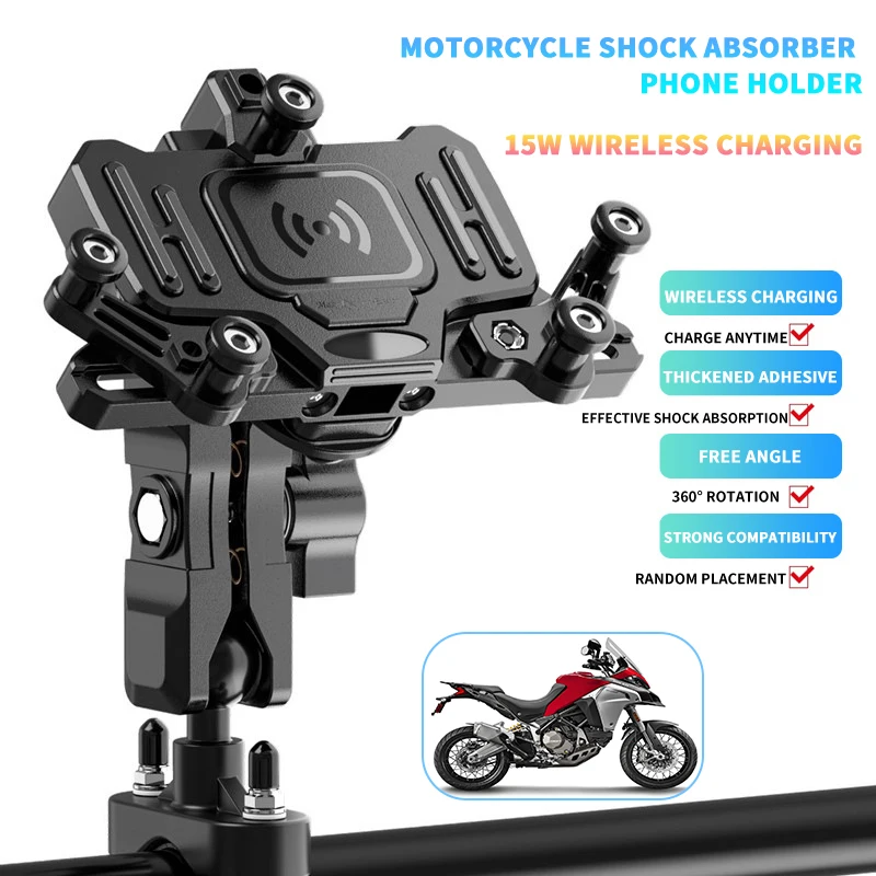 

Motorcycle Mobile Phone Holder Wireless Chargingfor Ducati Diavel/Carbon/XDiavel/S MULTISTRADA Accesorios Bracket