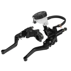 1 Pair Universal Motorcycle Brake Clutch Levers Kit 7/8