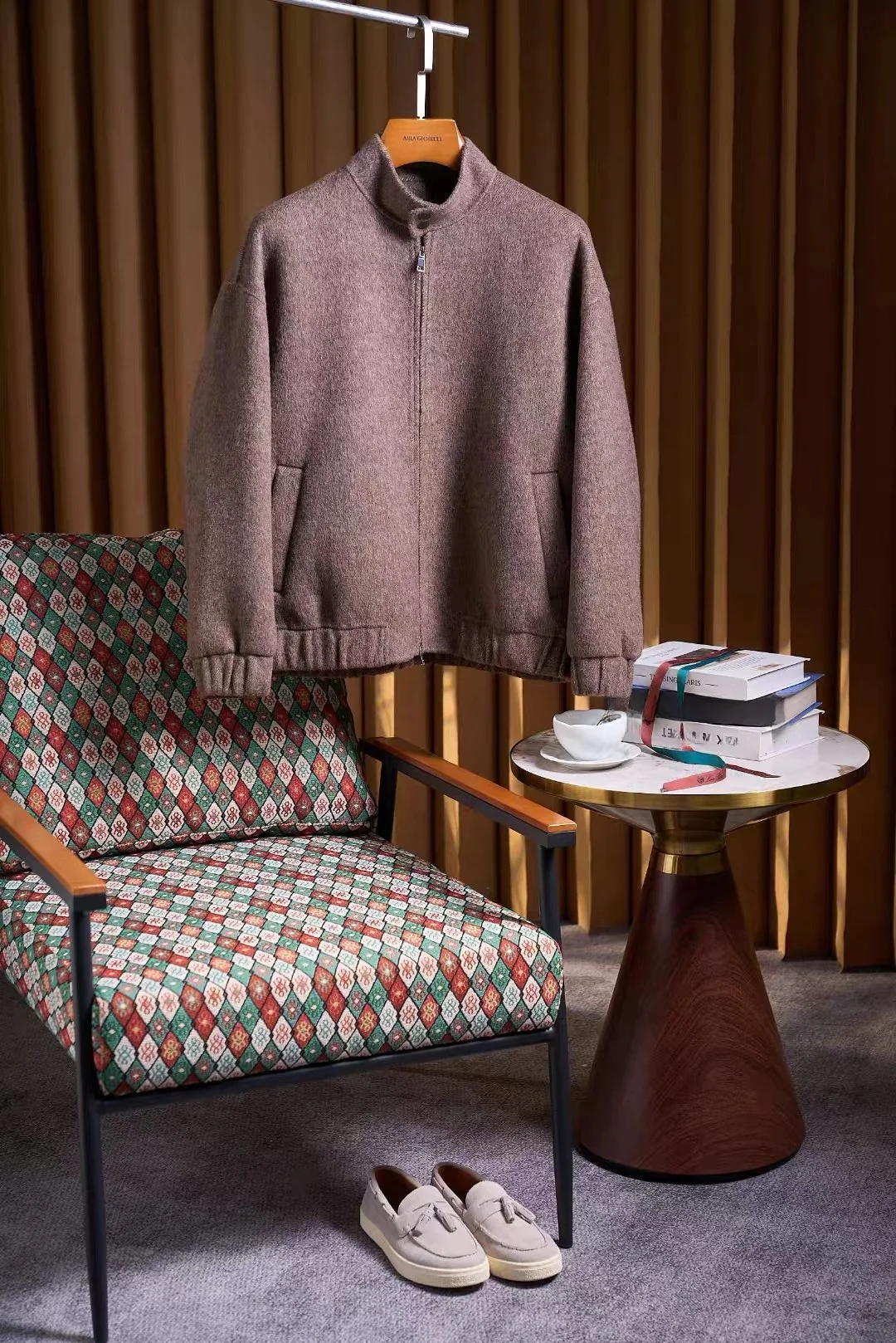 

Мужская повседневная верхняя одежда Thiened Camere Jaet с воротником-стойкой, удобная посадка, длинный свеч, чистый цвет, устойчивый к деформации