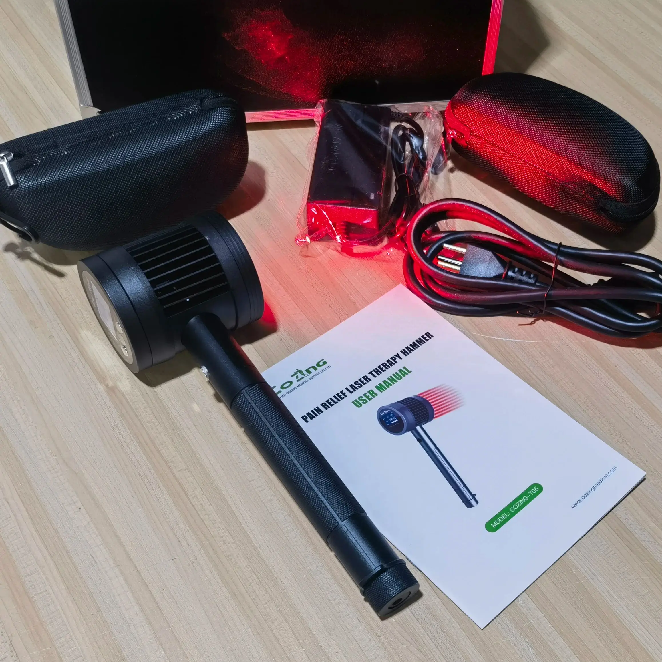 

Ветеринарное лазерное терапевтическое устройство медицинского класса IV, 25 диодов, 808 нм, 650 нм, сертифицированное для безопасного использования