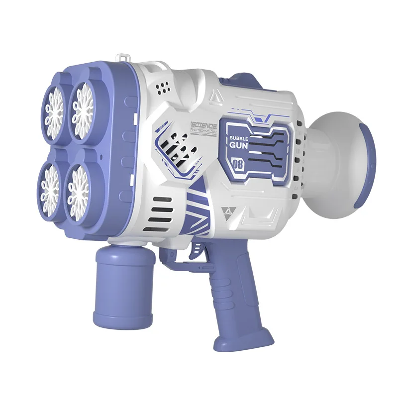 Volautomatisch 40-gaats Sky Star Bubble Gun Bubble Toy Kleurrijk blaaslicht Bubble Machine Outdoor Party Kerstcadeau