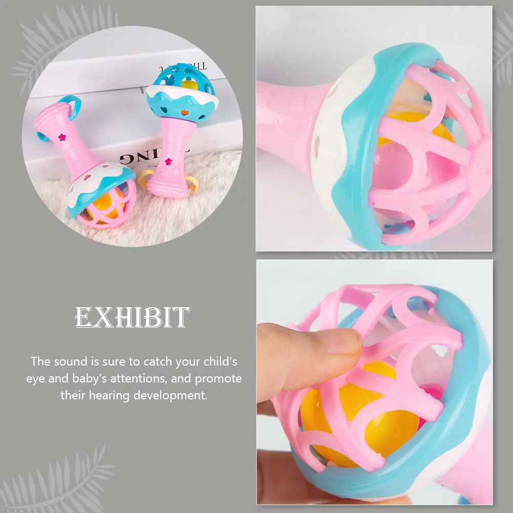 Cloche à main pour bébé, 3 pièces, hochets, cloches à main pour bébé, Instruments de musique, éducation précoce, développement sonore, Coordination