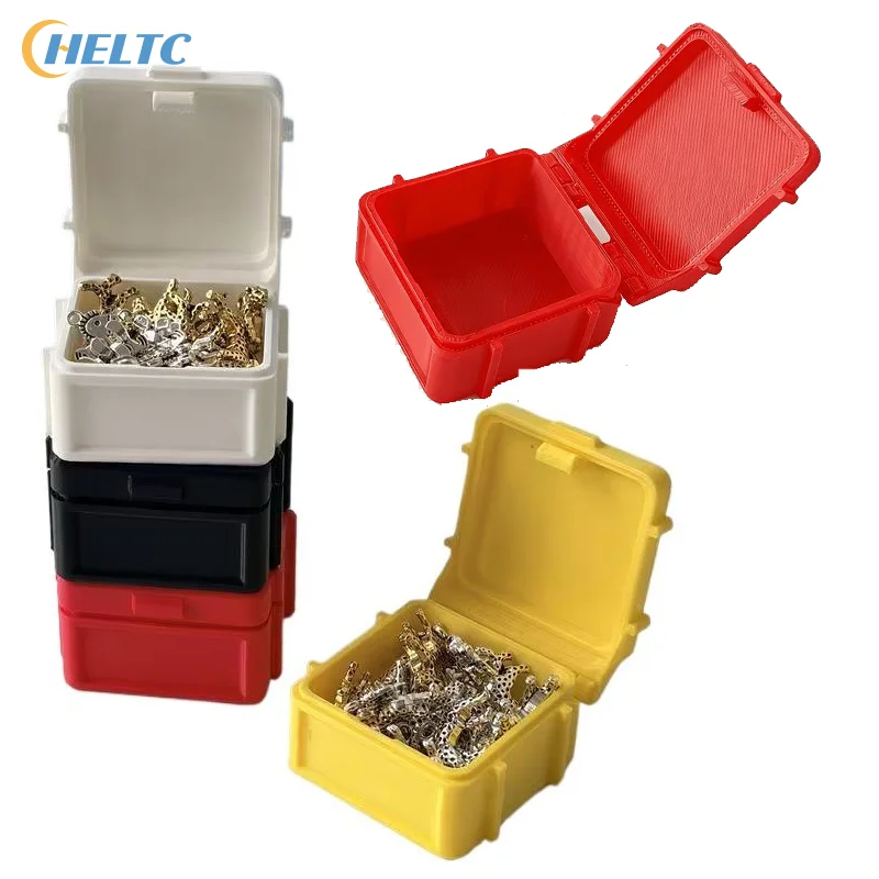 1PCS Small Hardware Storage Box, Stackable Design Sealed Bayonet Box Specifically For Screws, Nuts, And Electronic Components
