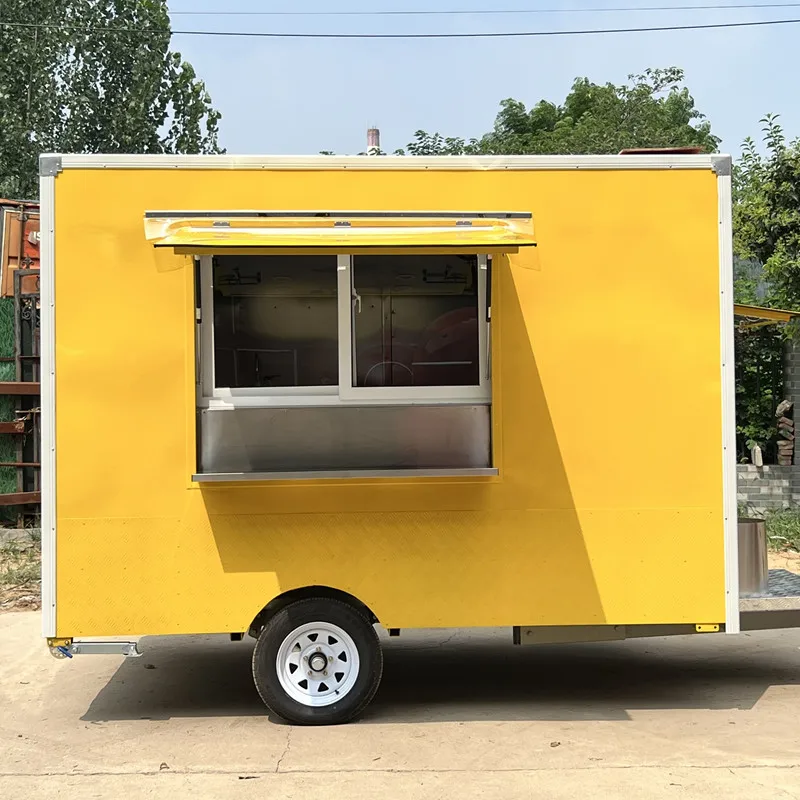 

Brand New Small Trailer and Mobile Kitchen Catering Vehicle for Food Truck Service and Mobile Food Trailer Events