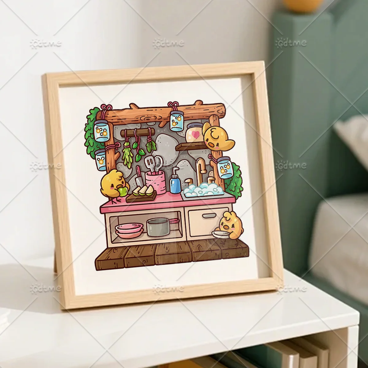 COMFY PLACES Malbuch mit kräftigen, einfachen Mustern für Erwachsene, niedliches Zeichenbuch, perfektes Geschenk für Party und Geburtstag ﻿ – Detail 5