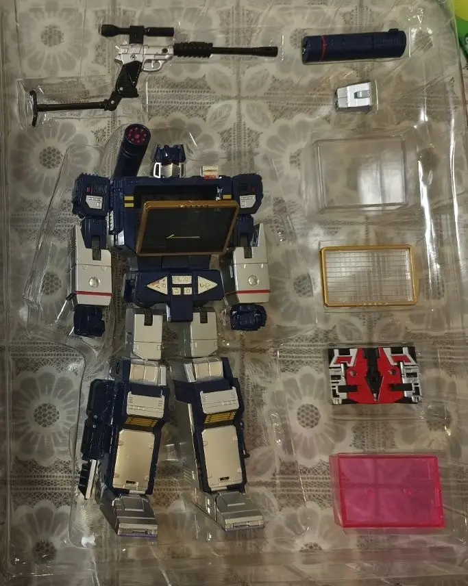 G1 Transformatie THF THF-01J Soundwave THF Tape Corps THF01J THF01-J One Tape Walkman Meesterwerk KO MP13 Action Figure Robot