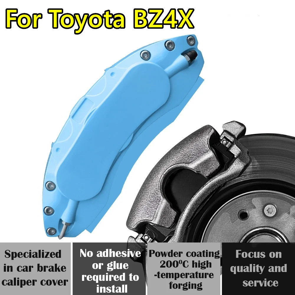 For Toyota BZ4X Car Brake Caliper Cover Aluminum Alloy Metal Kit Fit Elite Pro Ultra 2022