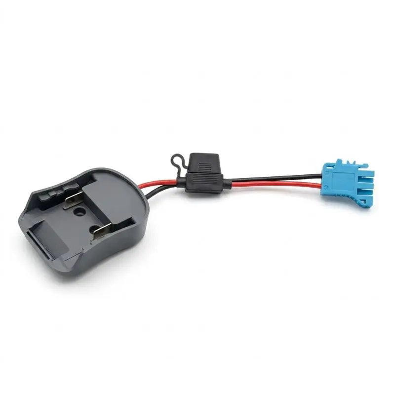 

B08B-DIY Adapter Wire Harness Connector With Fuse Holder For Power Wheels For 18V Battery For Peg-Perego Ride-On