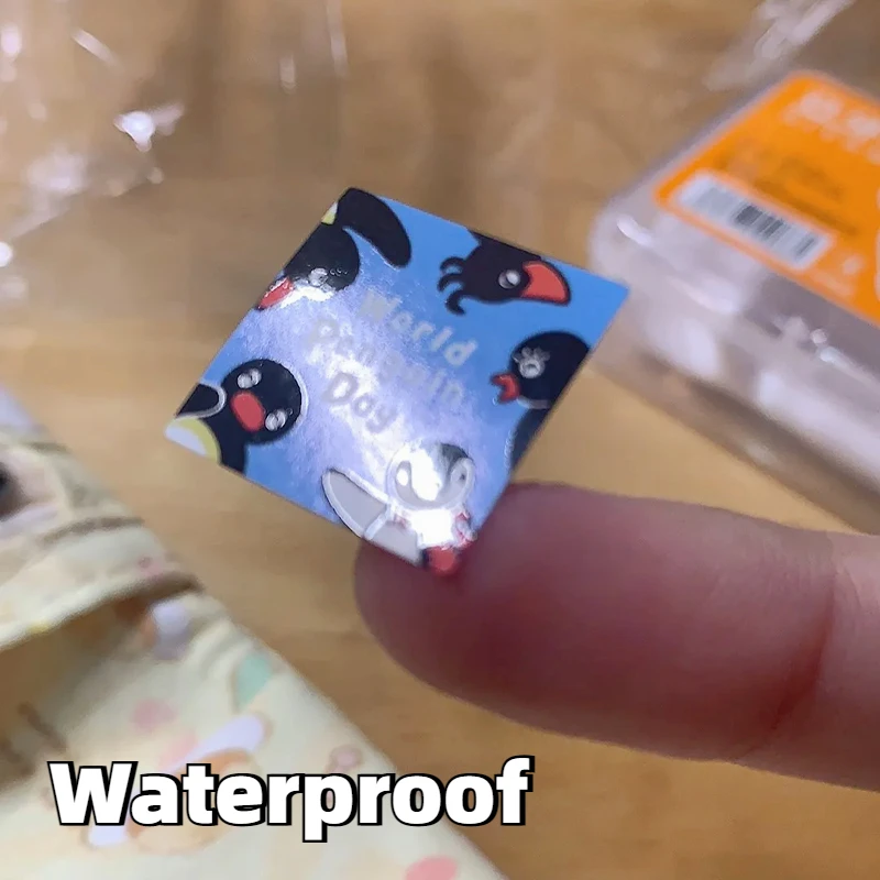 500 Stücke Pingu Niedlichen Pinguin Aufkleber PVC Aufkleber Dekoration Telefon Skateboard Gepäck Kühlschrank Graffiti Aufkleber Schreibwaren Spielzeug Kind Geschenk